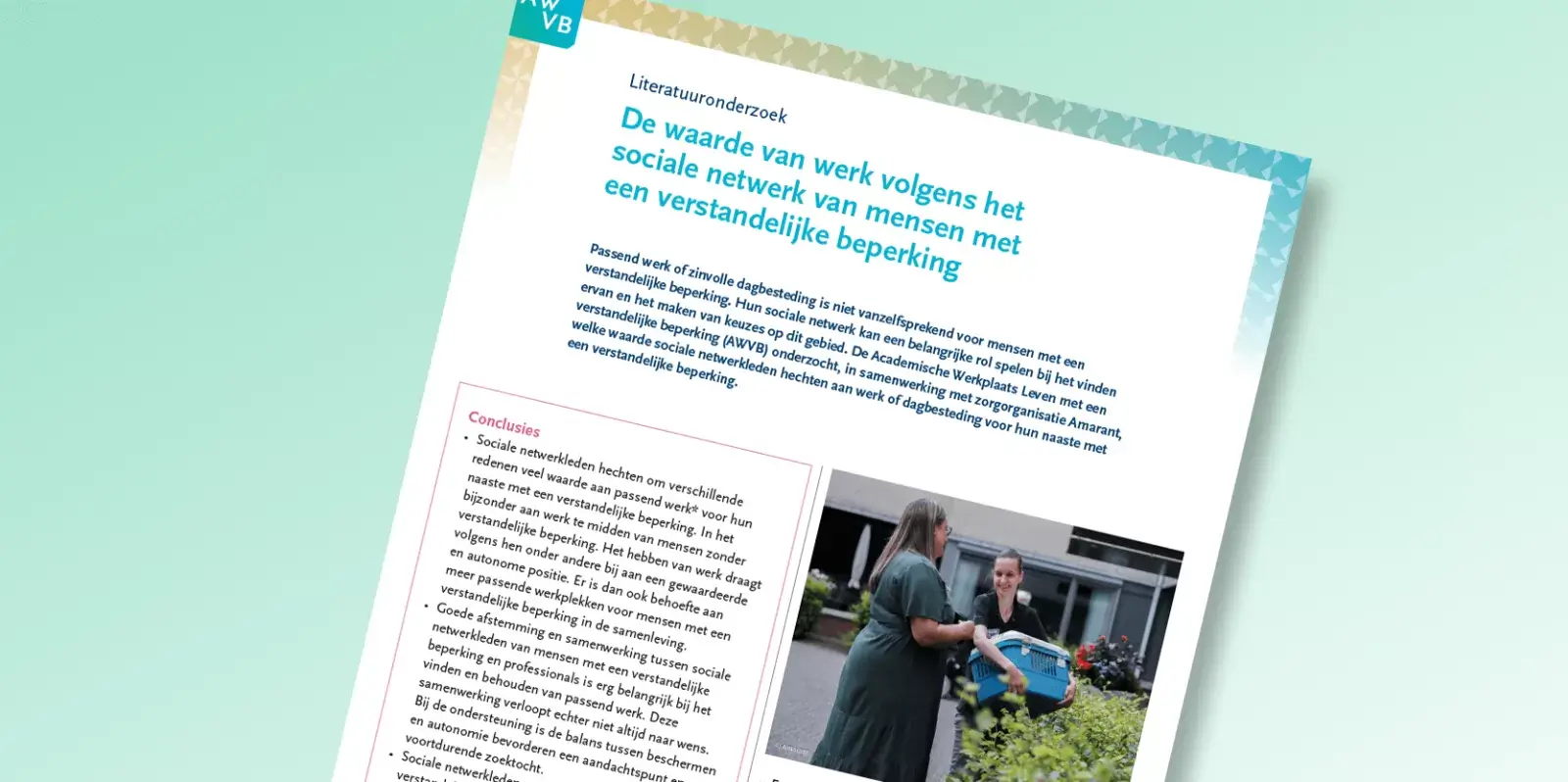 Factsheet Waarde van werk volgens sociaal netwerk