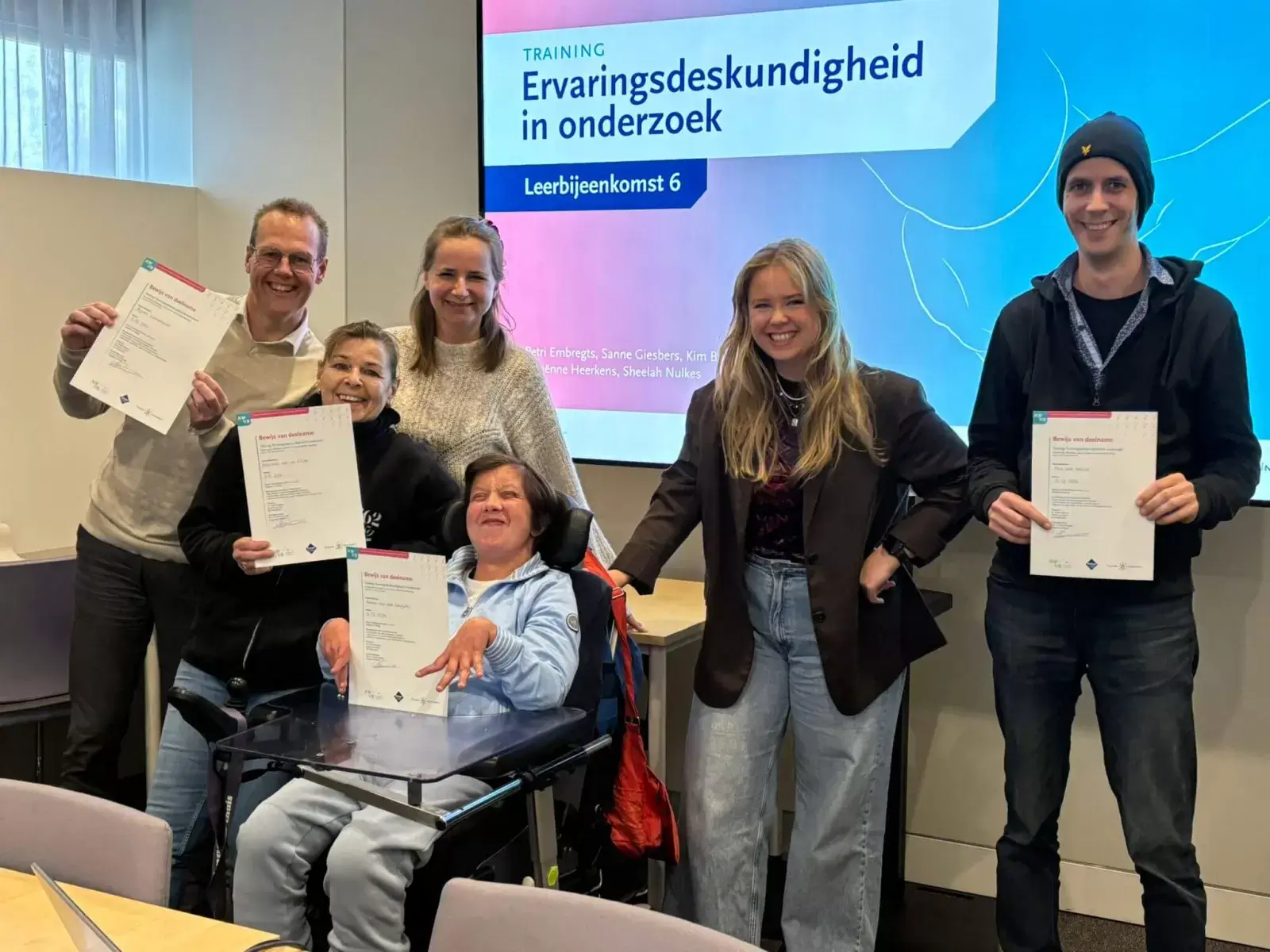 diploma uitreiking professionalisering ervaringsdeskundigheid